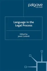 Book cover of Language in the Legal Process by Unknown