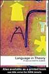 Book cover of Language in Theory by Unknown