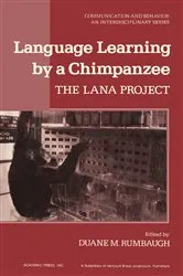Book cover of Language Learning by a Chimpanzee by Duane M Rumbaugh