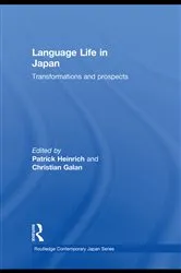 Book cover of Language Life in Japan by Patrick Heinrich