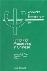 Book cover of Language Processing in Chinese by Unknown