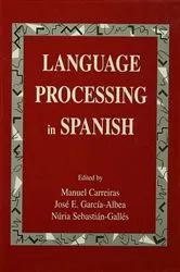 Book cover of Language Processing in Spanish by Manuel Carreiras
