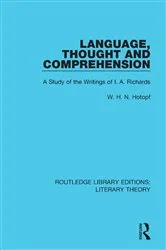 Book cover of Language, Thought and Comprehension by W. H. N. Hotopf