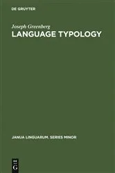 Book cover of Language Typology by Joseph Greenberg