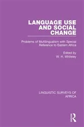 Book cover of Language Use and Social Change by Wilfred Whiteley