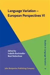 Book cover of Language Variation - European Perspectives VI by Unknown