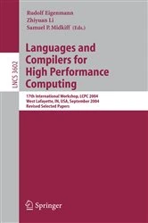 Book cover of Languages and Compilers for High Performance Computing by Rudolf Eigenmann
