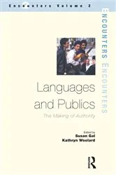 Book cover of Languages and Publics by Susan Gal