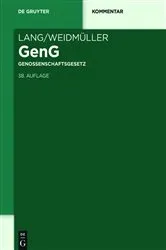 Book cover of Lang/Weidmüller Genossenschaftsgesetz (38th ed.) by Unknown