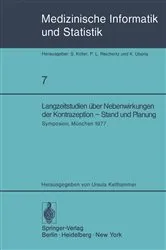 Book cover of Langzeitstudien über Nebenwirkungen der Kontrazeption — Stand und Planung by U. Kellhammer