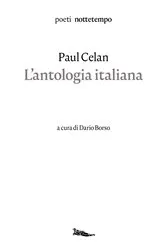 Book cover of L'antologia italiana by Paul Celan
