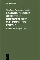 Book cover of Laokoon oder Ueber die Grenzen der Malerei und Poesie by Gotthold Ephraim Lessing