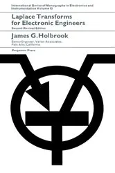 Book cover of Laplace Transforms for Electronic Engineers (2nd ed.) by James G. Holbrook