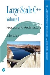 Book cover of Large-Scale C++ by John Lakos