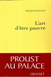 Book cover of L'art d'être pauvre by François Baudot