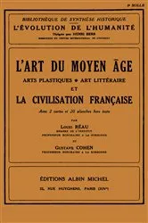 Book cover of L'Art du Moyen Âge et la civilisation française by Gustave Cohen