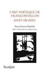 Book cover of L'art poétique de François Villon, effet de réel by Nancy Freeman Regalado