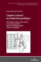 Book cover of L’aspect culturel en traduction juridique by Unknown