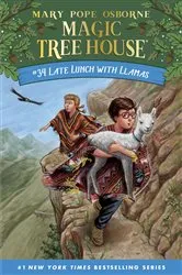 Book cover of Late Lunch with Llamas by Mary Pope Osborne