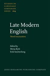 Book cover of Late Modern English by Merja Kytö