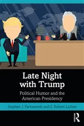 Book cover of Late Night with Trump by Stephen J. Farnsworth
