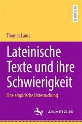 Book cover of Lateinische Texte und ihre Schwierigkeit by Thomas Laurs
