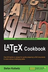 Book cover of LaTeX Cookbook by Stefan Kottwitz