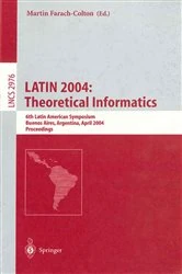 Book cover of LATIN 2004: Theoretical Informatics by Martin Farach-Colton