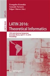 Book cover of LATIN 2016: Theoretical Informatics by Evangelos Kranakis