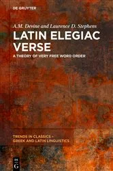 Book cover of Latin Elegiac Verse by A.M. Devine