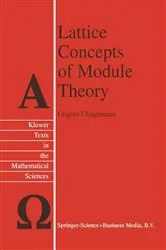 Book cover of Lattice Concepts of Module Theory by Unknown
