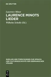 Book cover of Laurence Minots Lieder by Laurence Minot
