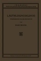 Book cover of Lautbildungskunde by Dr. Elise Richter