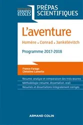 Book cover of L'Aventure - Homère - Conrad - Jankélévitch by France Farago