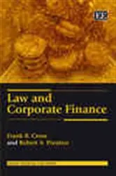 Book cover of Law and Corporate Finance by Frank B. Cross