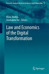 Book cover of Law and Economics of the Digital Transformation by Klaus Mathis