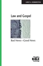 Book cover of Law and Gospel by Leroy A Dobberstein