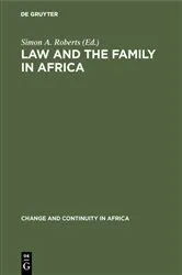 Book cover of Law and the Family in Africa by Unknown