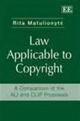 Book cover of Law Applicable to Copyright by Rita Matulionytė