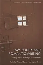Book cover of Law, Equity and Romantic Writing by Michael Demson