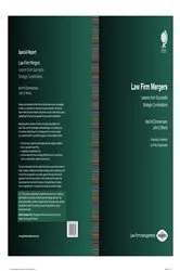 Book cover of Law Firm Mergers by Unknown