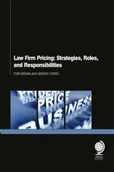 Book cover of Law Firm Pricing by Toby Brown