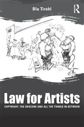 Book cover of Law for Artists by Blu Tirohl