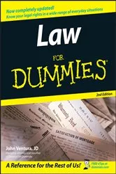 Book cover of Law For Dummies (2nd ed.) by John Ventura