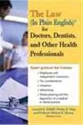 Book cover of Law (in Plain English) for Doctors, Dentists and Other Health Care Professionals by Leonard D. DuBoff
