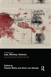 Book cover of Law, Memory, Violence by Stewart Motha