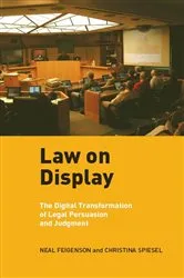 Book cover of Law on Display by Neal Feigenson