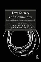 Book cover of Law, Society and Community by Richard Nobles