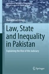 Book cover of Law, State and Inequality in Pakistan by Muhammad Azeem