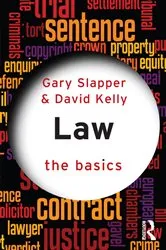 Book cover of Law: The Basics by Gary Slapper